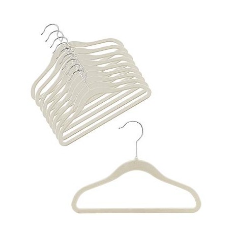 Slimline Linen/Grey Childrens Hangers