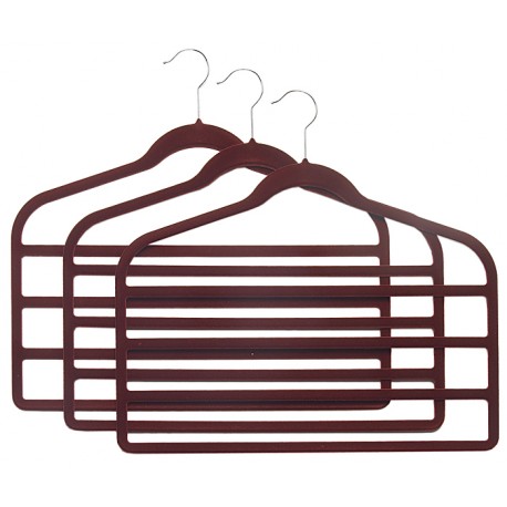 SlimLine Burgundy Multi Pant Hanger