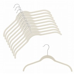 Joy Mangano Hangers (40 Pack) White Huggable Hangers, Non Slip Velvet  Hangers, Space Saving Hangers, Clothes