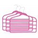 SlimLine Hot Pink Multi Pant Hanger