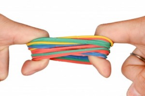 Pulling Rubber Bands Rubber Band Tricks